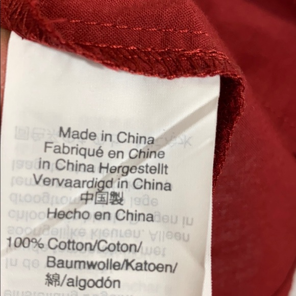 Madewell pierced eyelet ruffle blouse size Small - Picture 6 of 14